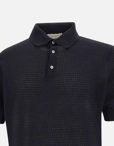 Polo in crepe di cotone PL1MC CR14T990 FILIPPO DE LAURENTIIS 