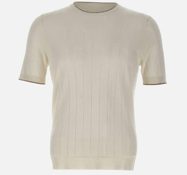 Maglia in seta a maniche corte 43116 23510005 GRAN SASSO 