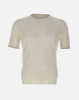 Maglia in seta a maniche corte 43116 23510005 GRAN SASSO 
