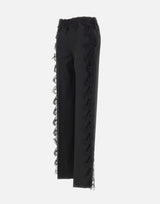 Pantaloni in twill di lana 2P196A N0990 BLUMARINE 