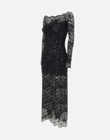 Abito in pizzo con micro borchie 25HJRO209PA0170 P001 RABANNE 