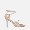 Sandali "Molì" S0109 ORO TWENTYFOURHAITCH 