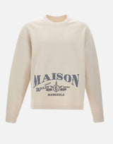 Felpa con stampa logo SH0GU0044 M25014103 MM6 MAISON MARGIELA 