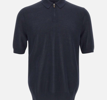 Polo in cotone con mezza zip M76MAGM90 MAG0M00811 ELEVENTY 