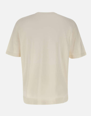 T-shirt in crêpe di cotone TS0MCOV CR14R020 FILIPPO DE LAURENTIIS 
