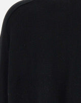 "Boyfriend crewnewck" 20055 BLACK SOFT GOAT 