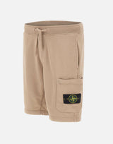 Bemuda in felpa di cotone biologico 6200011S0051 V009A STONE ISLAND 