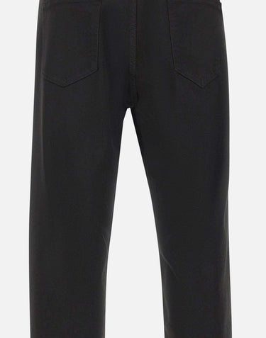 Pantaloni con fit affusolato in denim elasticizzato 50560463 001 BOSS 