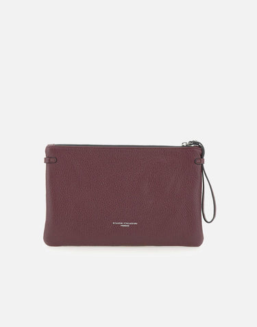 Pochette "Hermy" in pelle BS3695 GRNWINEBERRY GIANNI CHIARINI 