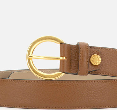 Cintura in pelle con fibbia tonda CNK00958 GRNNOCE GIANNI CHIARINI 
