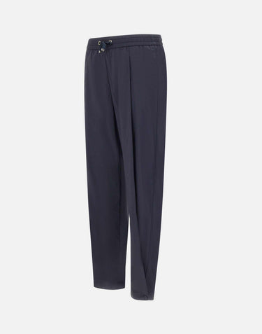 Pantaloni in nylon con coulisse PT000031D 12431SZ9201 HERNO 