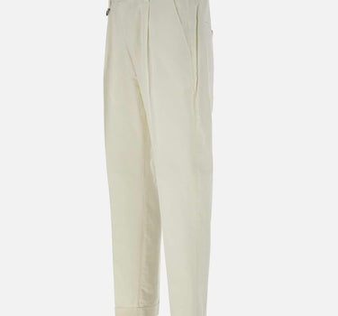Pantaloni "Chino" in cotone e lyocell B123 51271102 PAOLO PECORA 