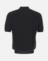 Polo in misto lana con zip 43166 16401099 GRAN SASSO 