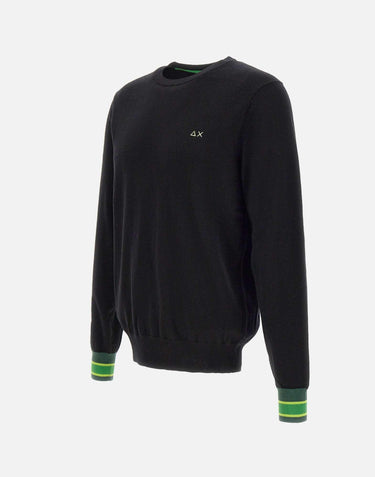 Maglia in cotone e lana K44129 11 SUN68 