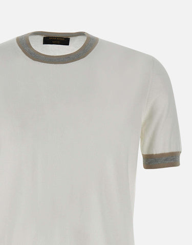 Maglia a maniche corte in cotone 57135 20671002 GRAN SASSO 