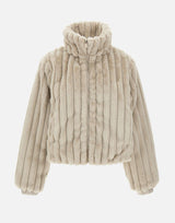 Giacca reversibile in pelliccia animal free D31352W VERY2140019 SAVE THE DUCK 