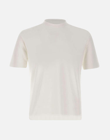 T-shirt in crepe di cotone TS0MC CR18R001 FILIPPO DE LAURENTIIS 