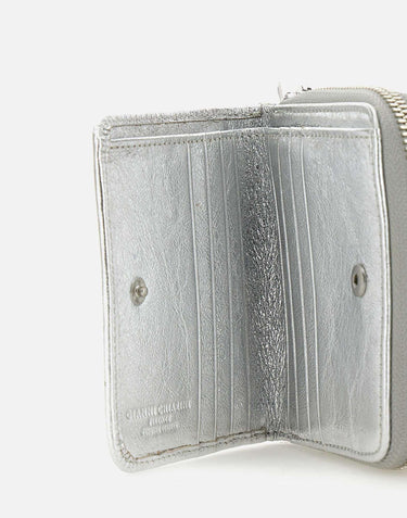 Portafoglio in pelle PFW4953A ARGENTO GIANNI CHIARINI 