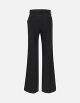 "Tailored straight leg trouser" 1325WTR004852A BLACK VICTORIA BECKHAM 