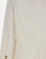 Blazer in misto lino V099891559 101OWH VINCE. 