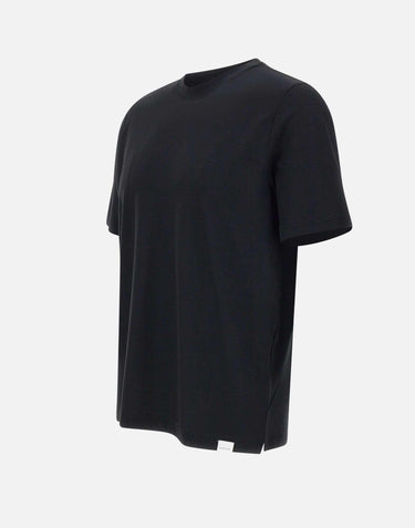 T-shirt in crepe di cotone DK87114 NERO DIKTAT 