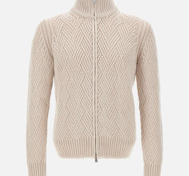 Cardigan in lana, viscosa e cashmere 10155 19654113 GRAN SASSO 