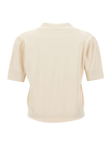 Polo con ricamo gioiello SP1NT009 1096 KAOS 