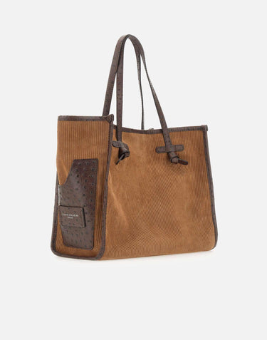 Borsa a spalla "Marcella" BS12470 TMBYCOGNAC MARCELLA CLUB GIANNI CHIARINI 