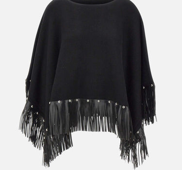 Poncho con frange 2F5053M0300 22222 LIU-JO