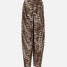 Pantaloni in jersey leggero con stampa alligatore PA16261E2 644 ELISABETTA FRANCHI 