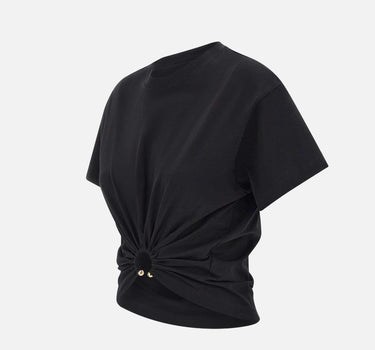 "Cropped tee shirt" 23AJTO539C00485 P001 RABANNE 