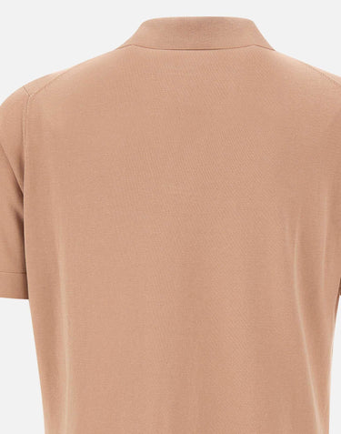 Polo in crepe di cotone PL0MCSK CR14R300 FILIPPO DE LAURENTIIS 
