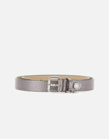 Cintura in pelle con charm CNK00093 RNGCITYNOIRE GIANNI CHIARINI 