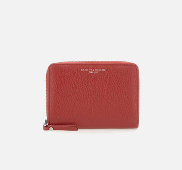 Portafoglio in pelle PF5043 GRNCHERRY GIANNI CHIARINI 