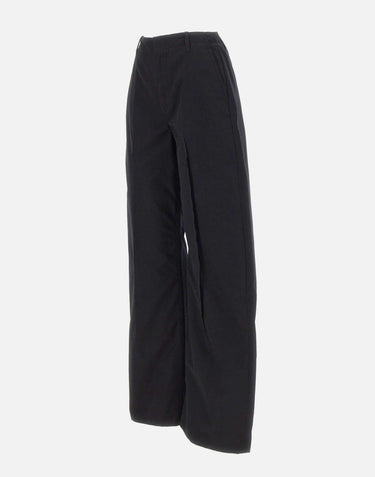 Pantaloni a gamba larga in twill di cotone S52KA0582 M36019900 MM6 MAISON MARGIELA 