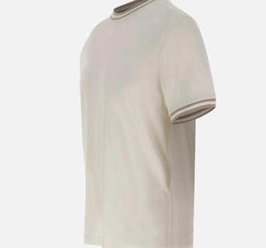 T-shirt con profili a righe M75TSHM13 TES0M291010301 ELEVENTY 