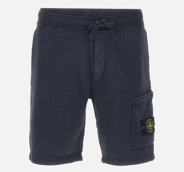 Bermuda in felpa di cotone biologico 6200011S0051 V0020 STONE ISLAND 