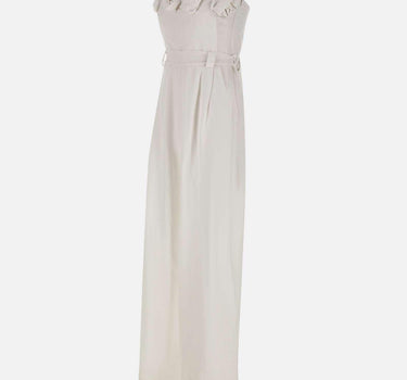 Jumpsuit in lino e viscosa QP5CO038 1019 KAOS 