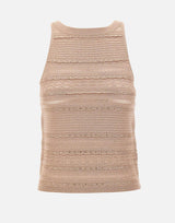 Top in maglia traforata CA6238MA06S A4389 LIU-JO 