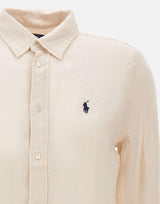 Camicia in lino 211970730 511 POLO RALPH LAUREN 
