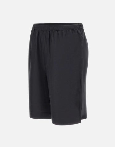 Shorts in seta ZINIALDS BLACK LOULOU DE SAISON 