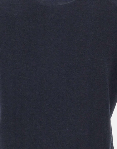 Polo in misto lana con zip 43166 16401598 GRAN SASSO 
