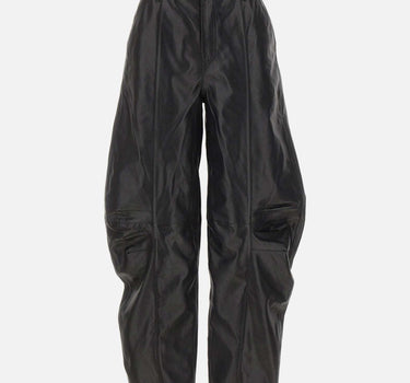 Pantaloni cargo in pelle 116170 100 ROTATE BIRGER CHRISTENSEN 