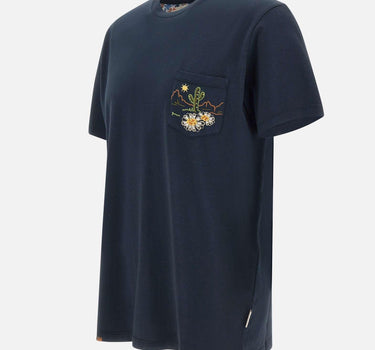 T-shirt "Naif" in cotone NAIFR00468 NOTTE BOB 