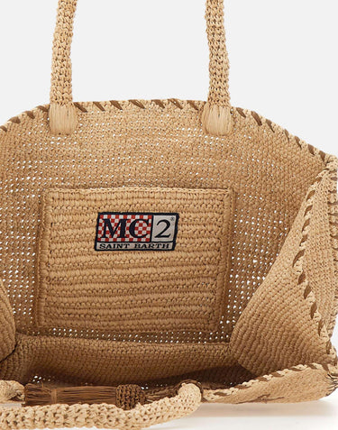Borsa a spalla "Vanity Raffia" VANI013 00435L MC2 SAINT BARTH 