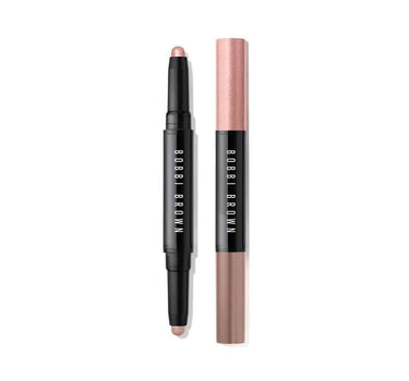 "Dual-Ended Long-Wear Cream Shadow Stick Pink Mercury Shimmer/Nude Beach Matte" 1.6gr EYTX020000 1.6GM BOBBI BROWN 