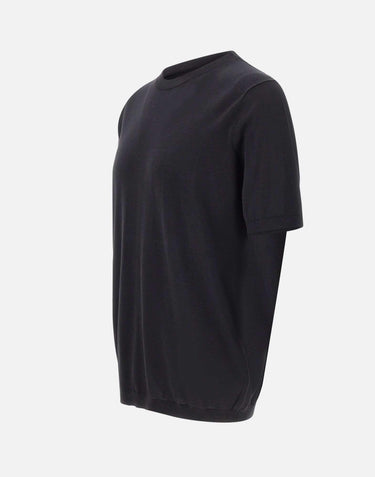 Maglia a maniche corte in misto seta e cotone 300421 013 KANGRA 
