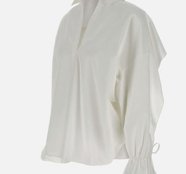 Camicia in popeline di cotone 4C180A N0103 BLUMARINE 