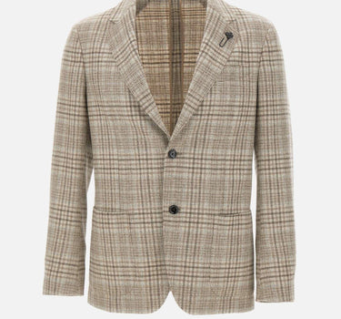 Blazer in lana e cashmere CN6202E AAIF65517210GR LARDINI 