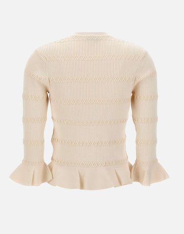 Cardigan in misto viscosa CA6103MS55N P9574 LIU-JO 